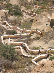 Stock photo of Hanuman Temple stairs