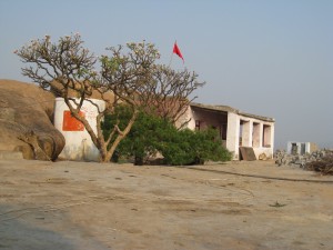 Sadhu hut where I first met Krishna