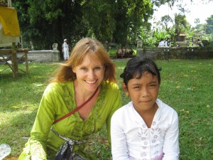 Full Moon Ceremony with one of Wayan's many relatives