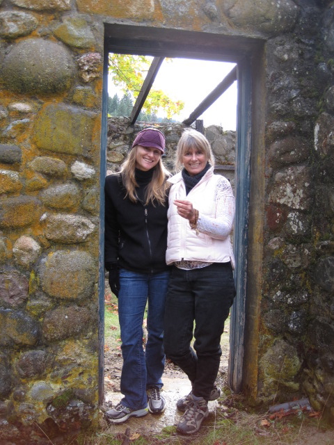 Me and Barb in the doorway