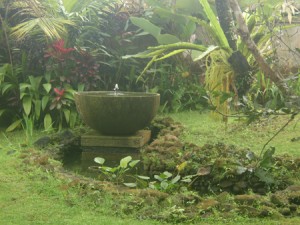 Garden fountain